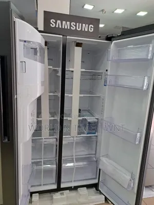 Samsung Fridge Rs64r 5311 B4 - 635 LTRS Side by Side Black