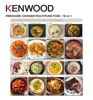 Kenwood 6L Pressure Cooker PCM90