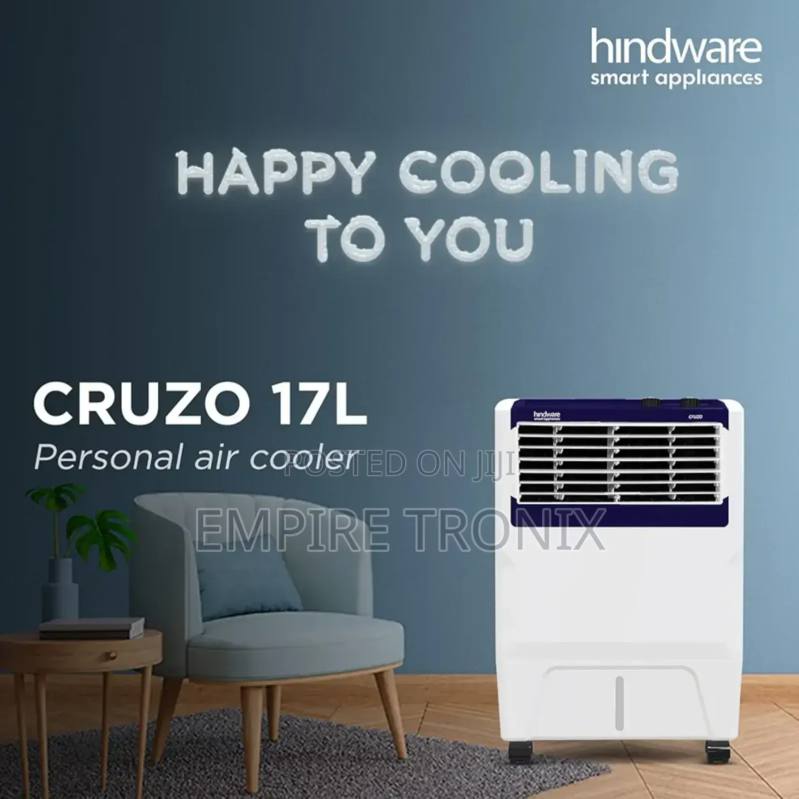 Hindware Snowcrest CLEFT 17L Personal Air Cooler