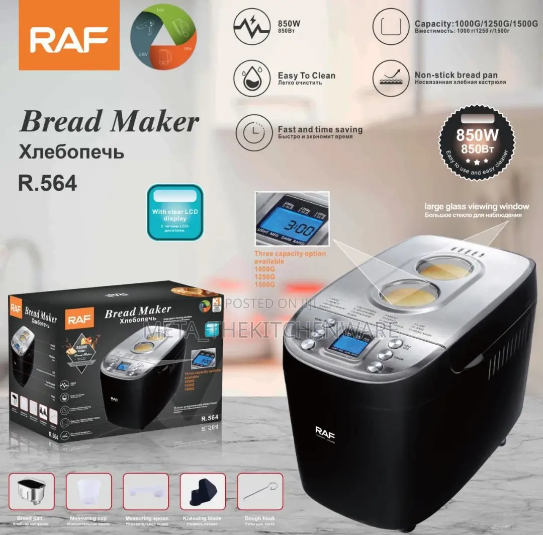 RAF Multifunction Bread Maker With Non-Stick