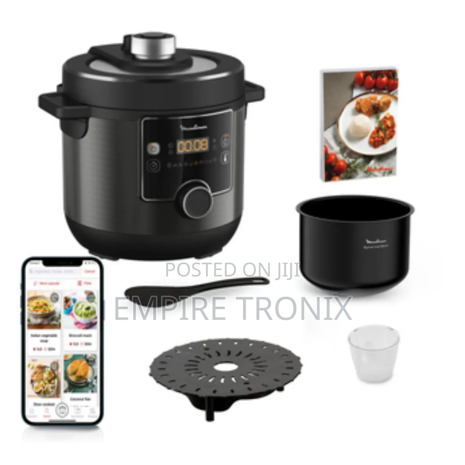Moulinex Fast Electric Pressure Cooker 7.5L Ce777827