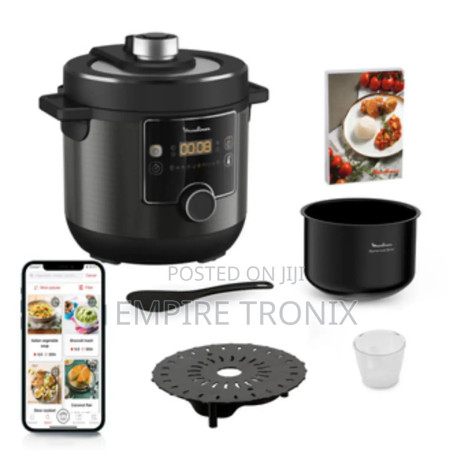 Moulinex Fast Electric Pressure Cooker 7.5L Ce777827