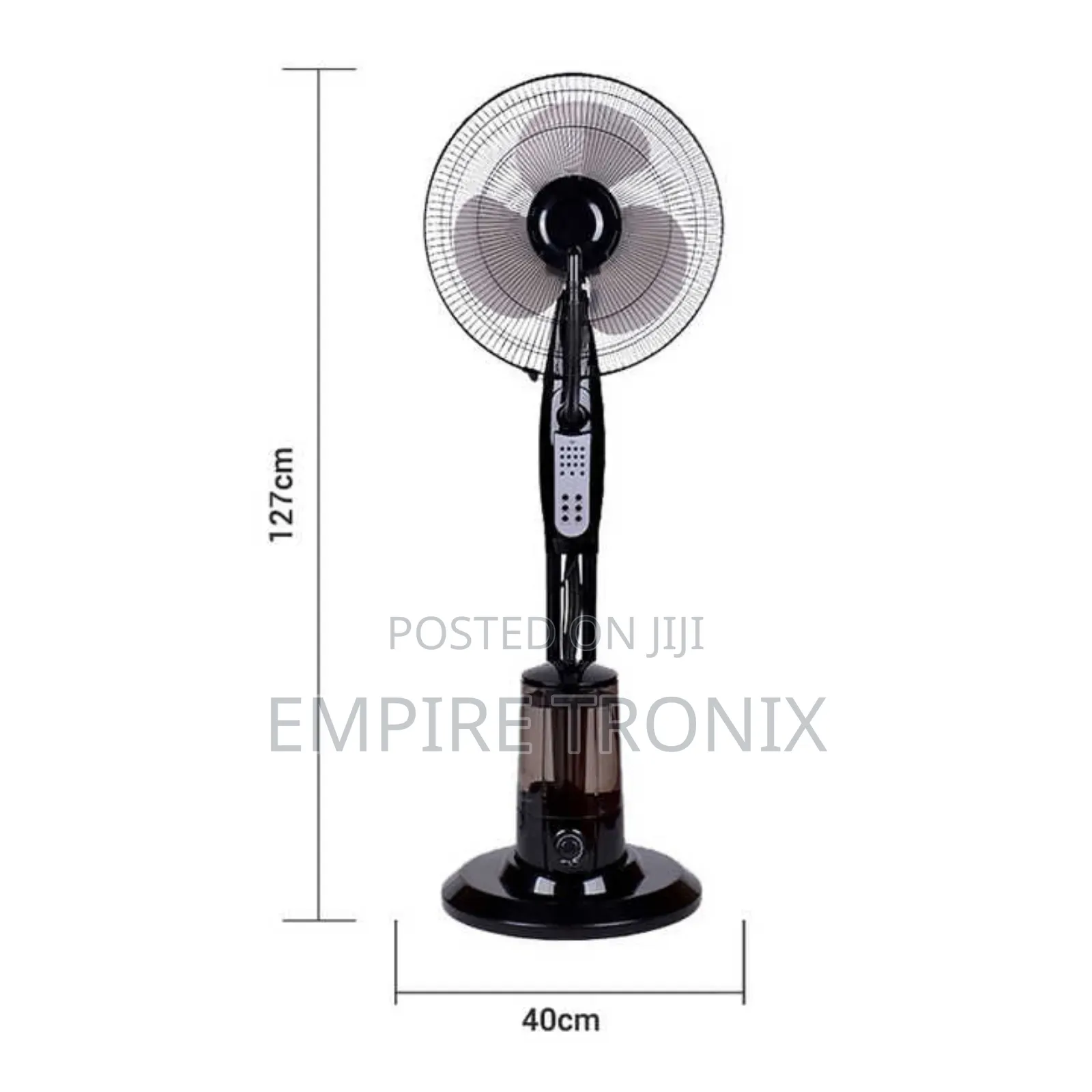 Frigidaire Mist Fan Black | Remote Control 16 Inch - Fd9012m