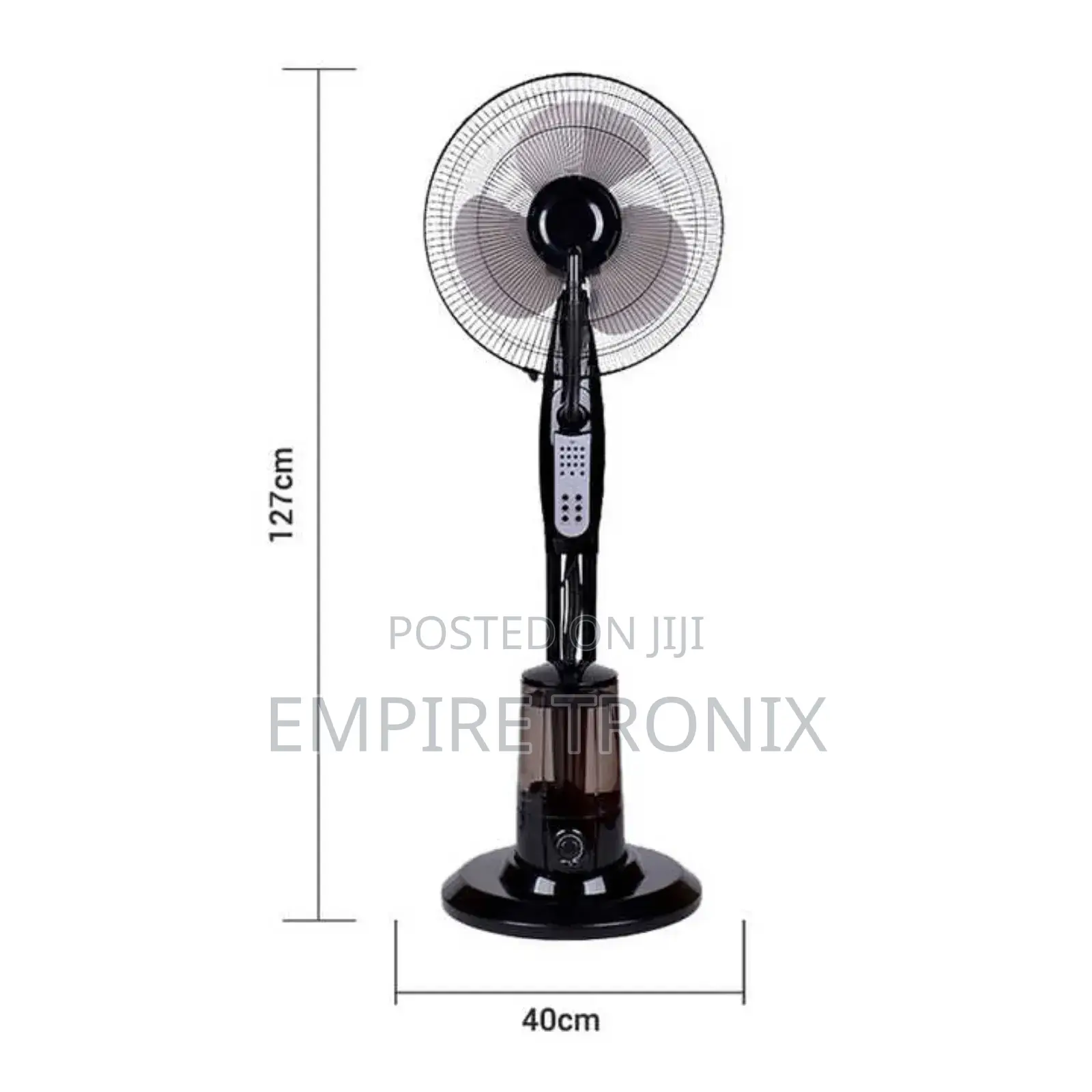 Frigidaire Mist Fan Black | Remote Control 16 Inch - Fd9012m