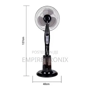 Frigidaire Mist Fan Black | Remote Control 16 Inch - Fd9012m