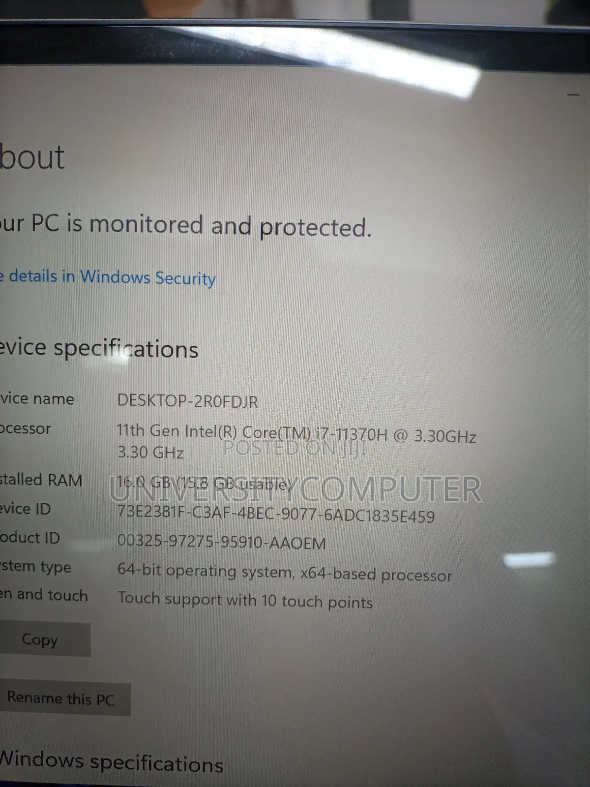 Laptop Huawei MateBook 13 WRT-W19E 16GB Intel Core I7 SSD 512GB