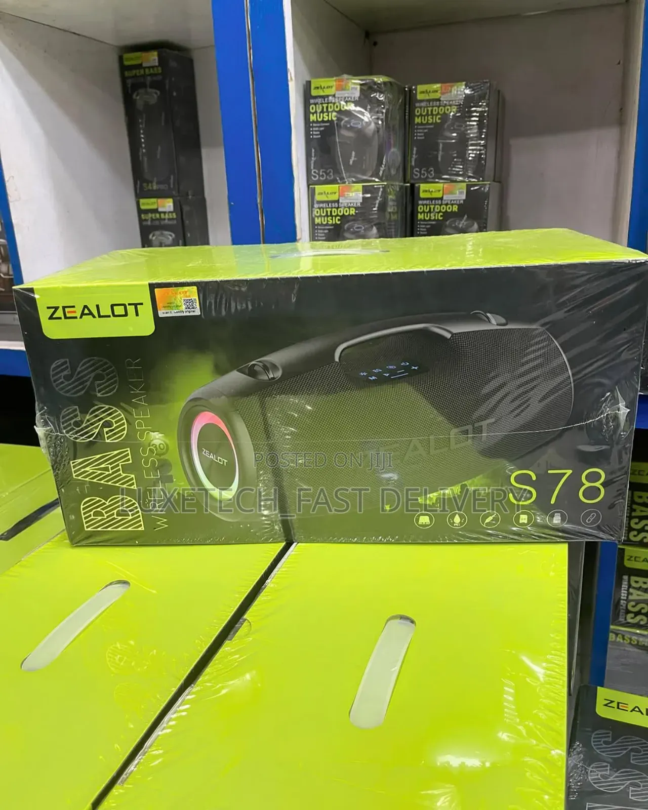 Zealot S78 Water Proof 100 Watts Boom Box Bluetooth Speaker