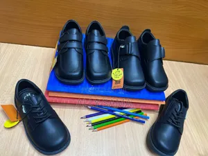 Unisex School Shoes Full Black