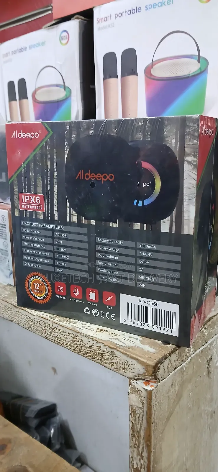 Aldeepo Mini Portable Speaker Powerful Bass