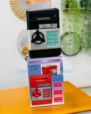 Kids Electronic Money Safe Box Saving Bank For Coins/Bills