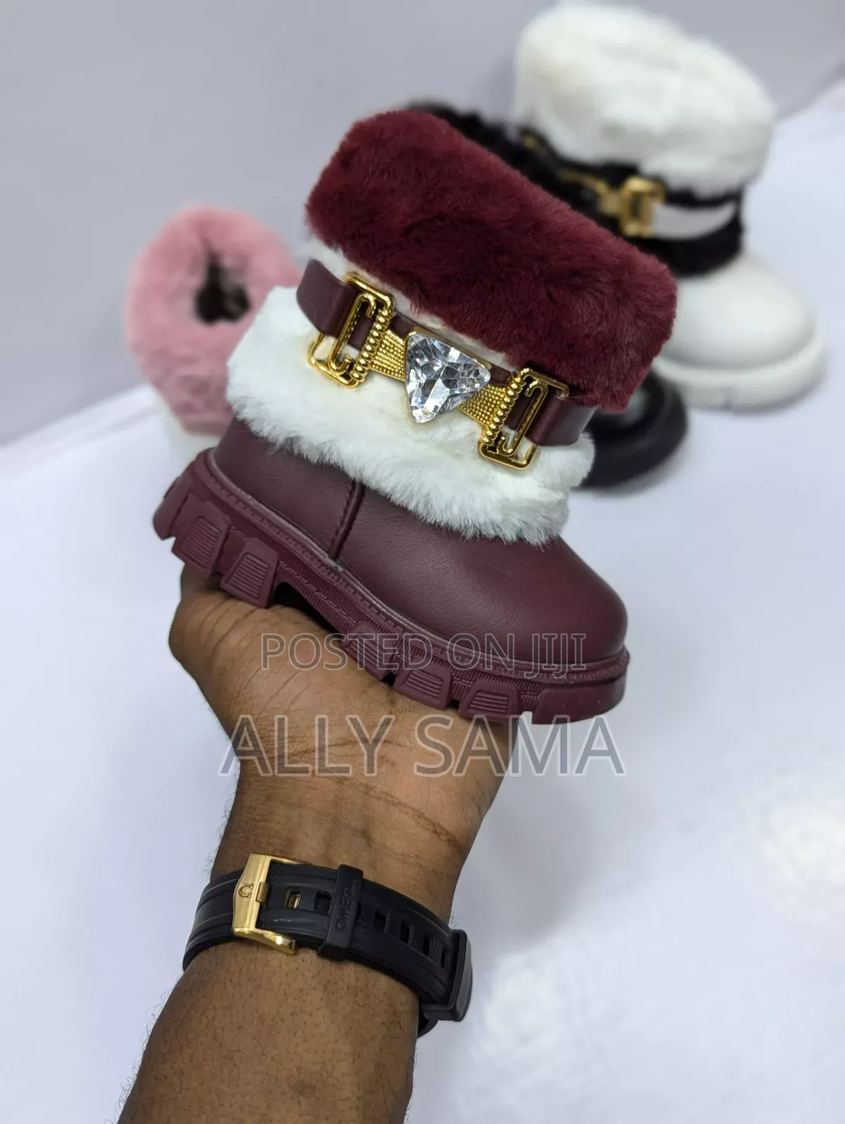 Baby Girls Shoes Maroon Quality