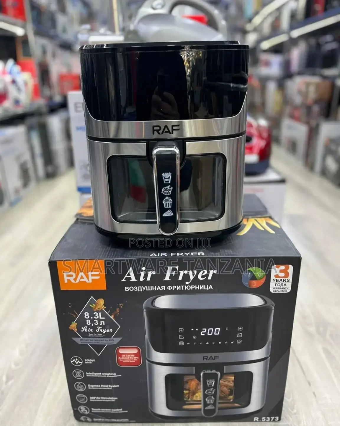 Air Fryer With 1600W Power 8.5L Capacity Auto Shut-off Timer