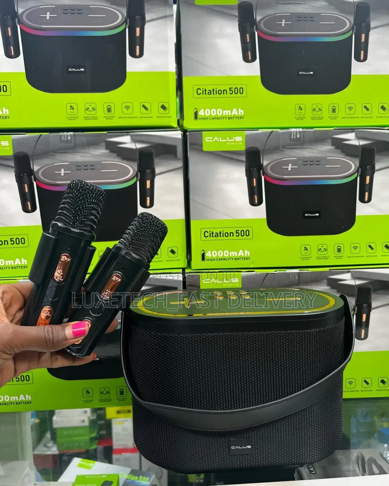 Calus Citation 500 Portable Speaker With 2 Mics