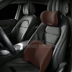 Car Lumbar Support Pillow And Car Neck Pillow Headrest Kit