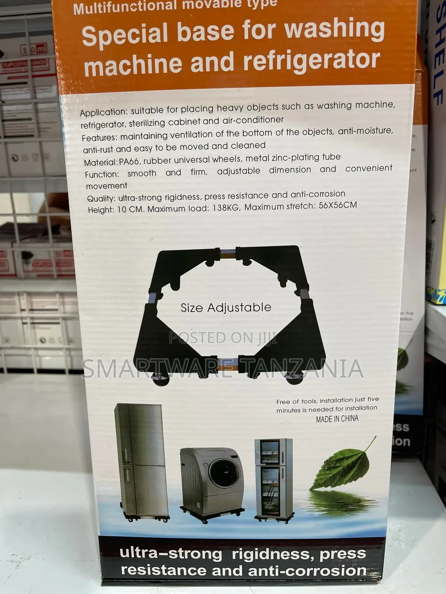 Adjustable Size for Front Top Load Washing Machine Stand