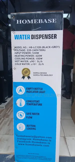 Home Base Water Dispenser Bottom Load 3 Taps