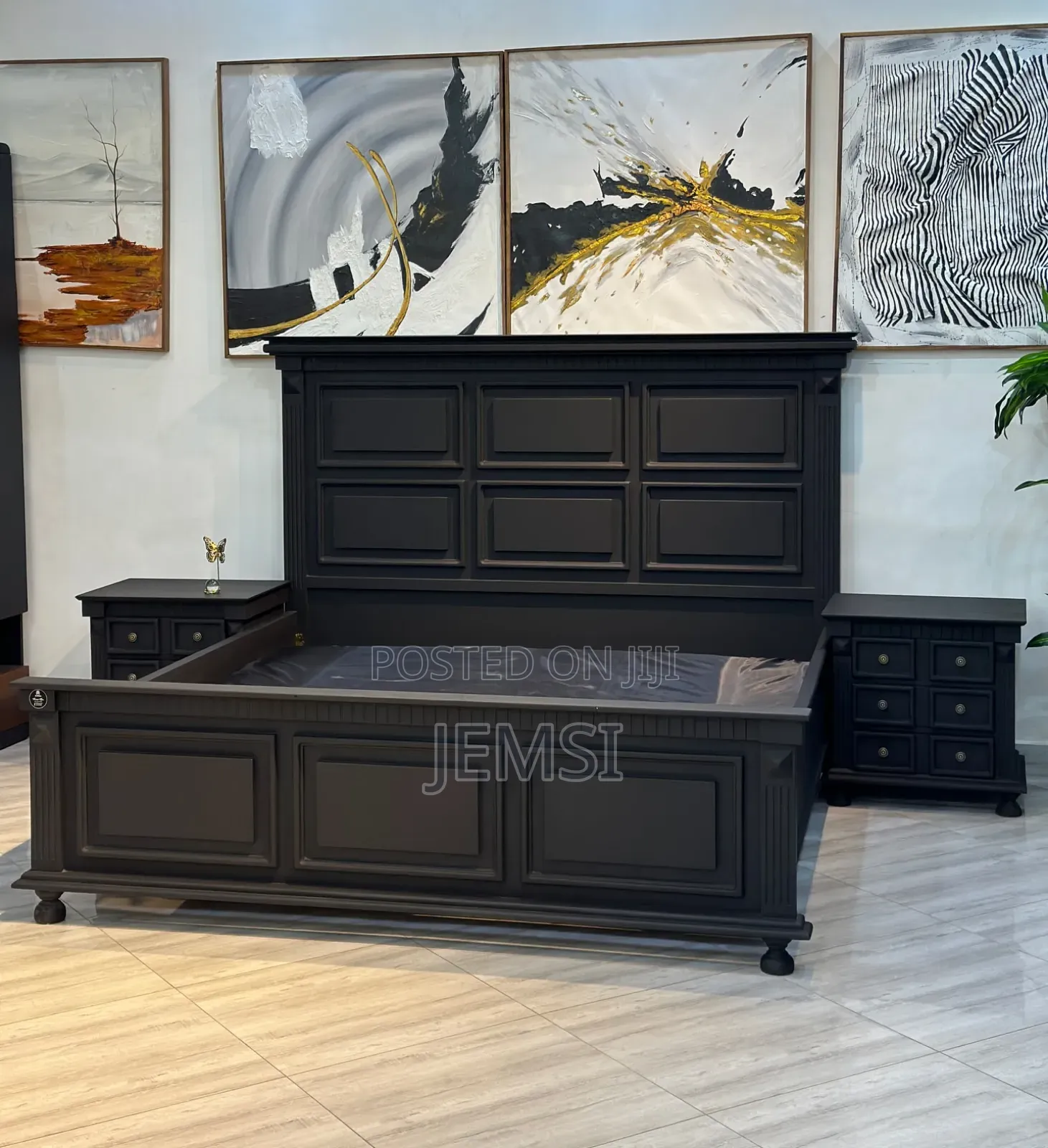Bed With Two Bedsides, Free Delivery