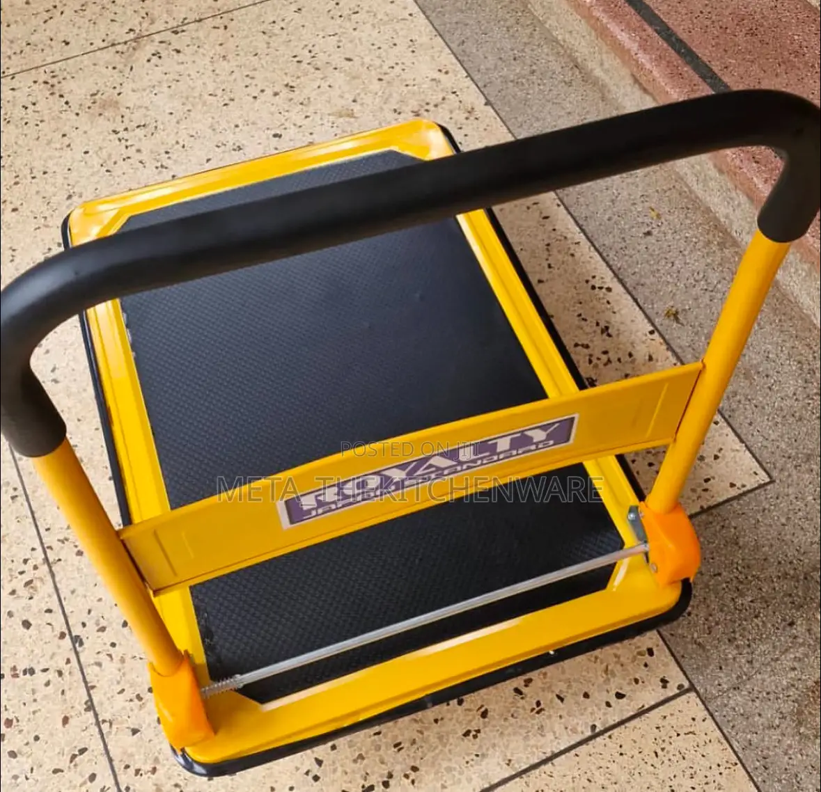Foldable Platform Trolley With Heavy Duty Wheel 300kg