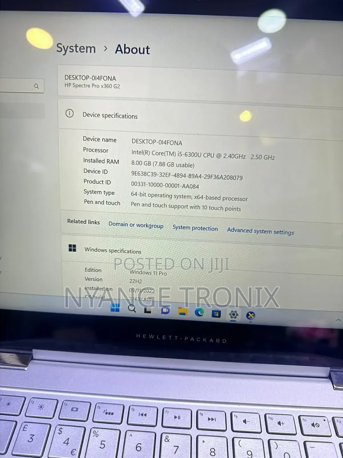 Laptop HP Spectre X360 8GB Intel Core I5 SSD 256GB