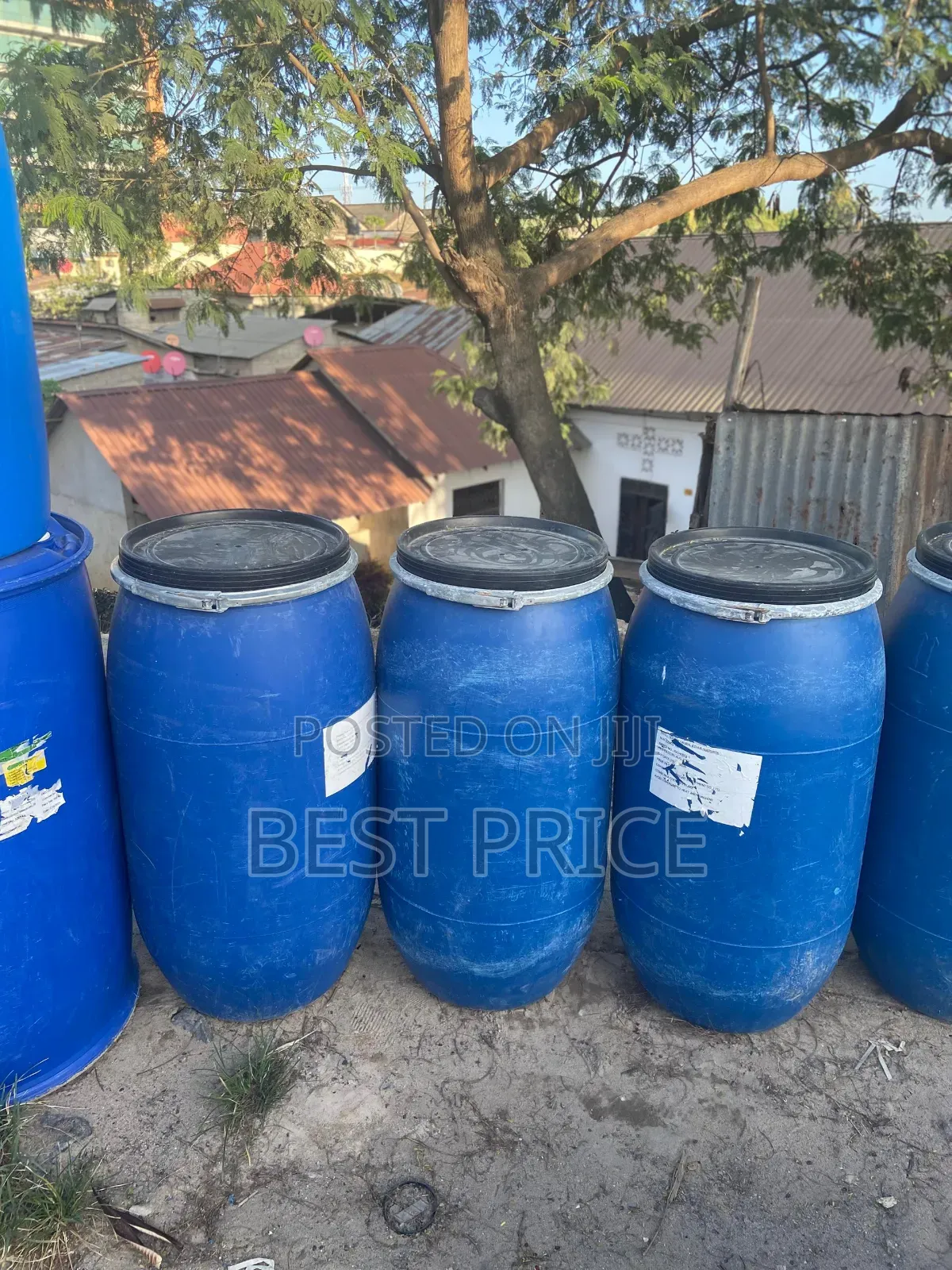 Heavy Duty Plastic Open Head Drum Barrel -9 Water Bucket