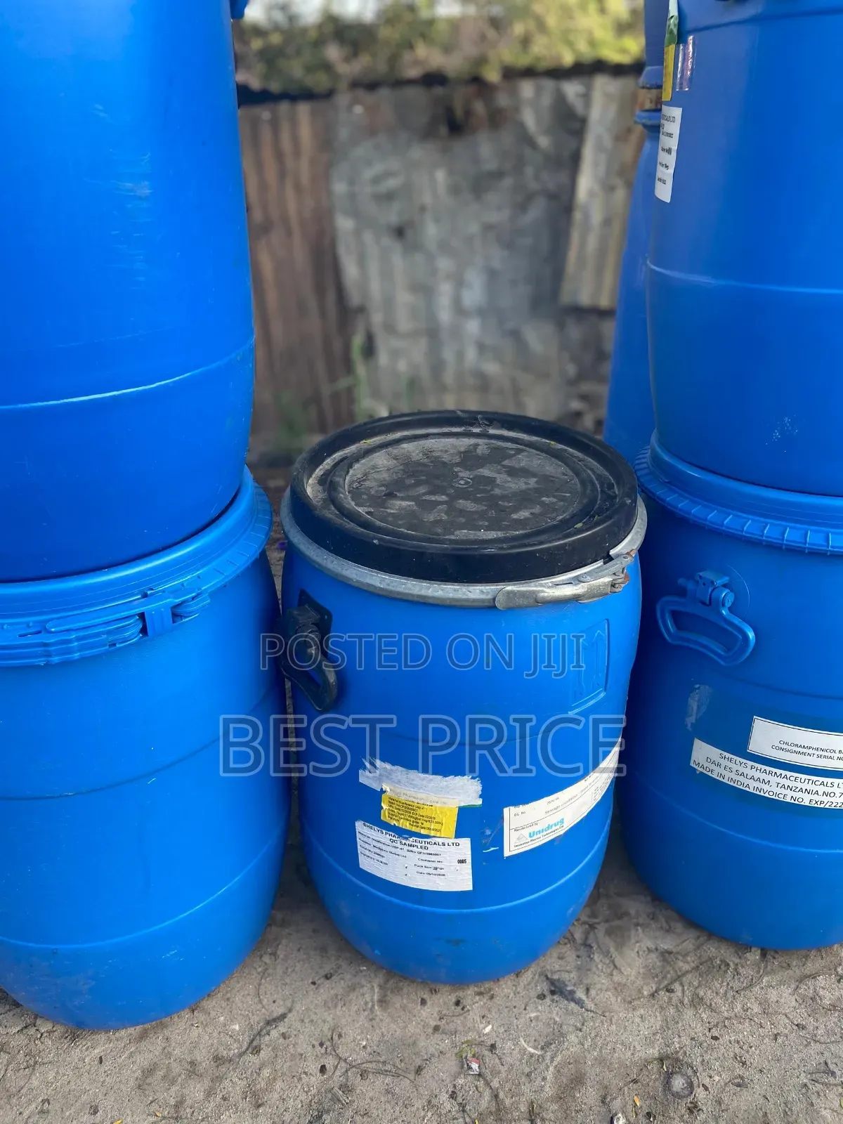 Heavy Duty Plastic Open Head Drum Barrel - 3 Water Bucket