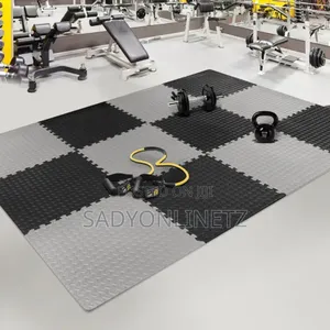 Interlocking Gym Floor Mats 100×100cm