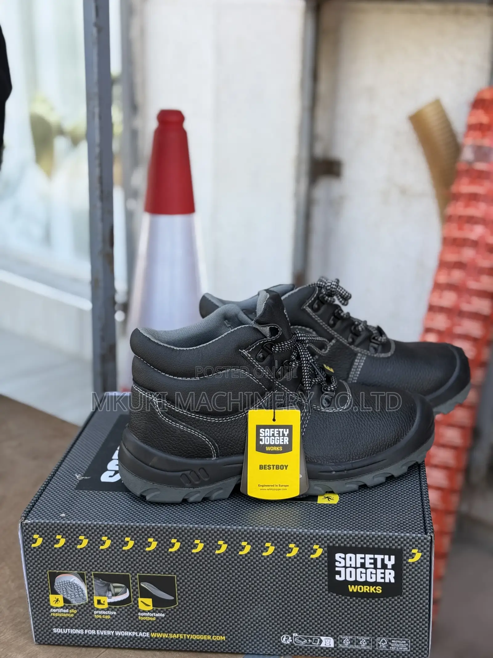 Safety Boot Best Boy Black Colour
