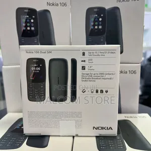 New Nokia 106 Black