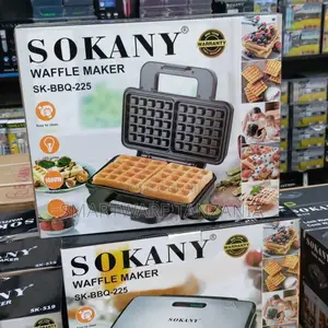 Waffle Maker | Heavy Nonstick Heating Plate | Handle Lock