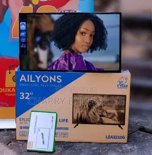 AILYONS TV 32 Inches Double Glass Kioo Imara Picha Angavu