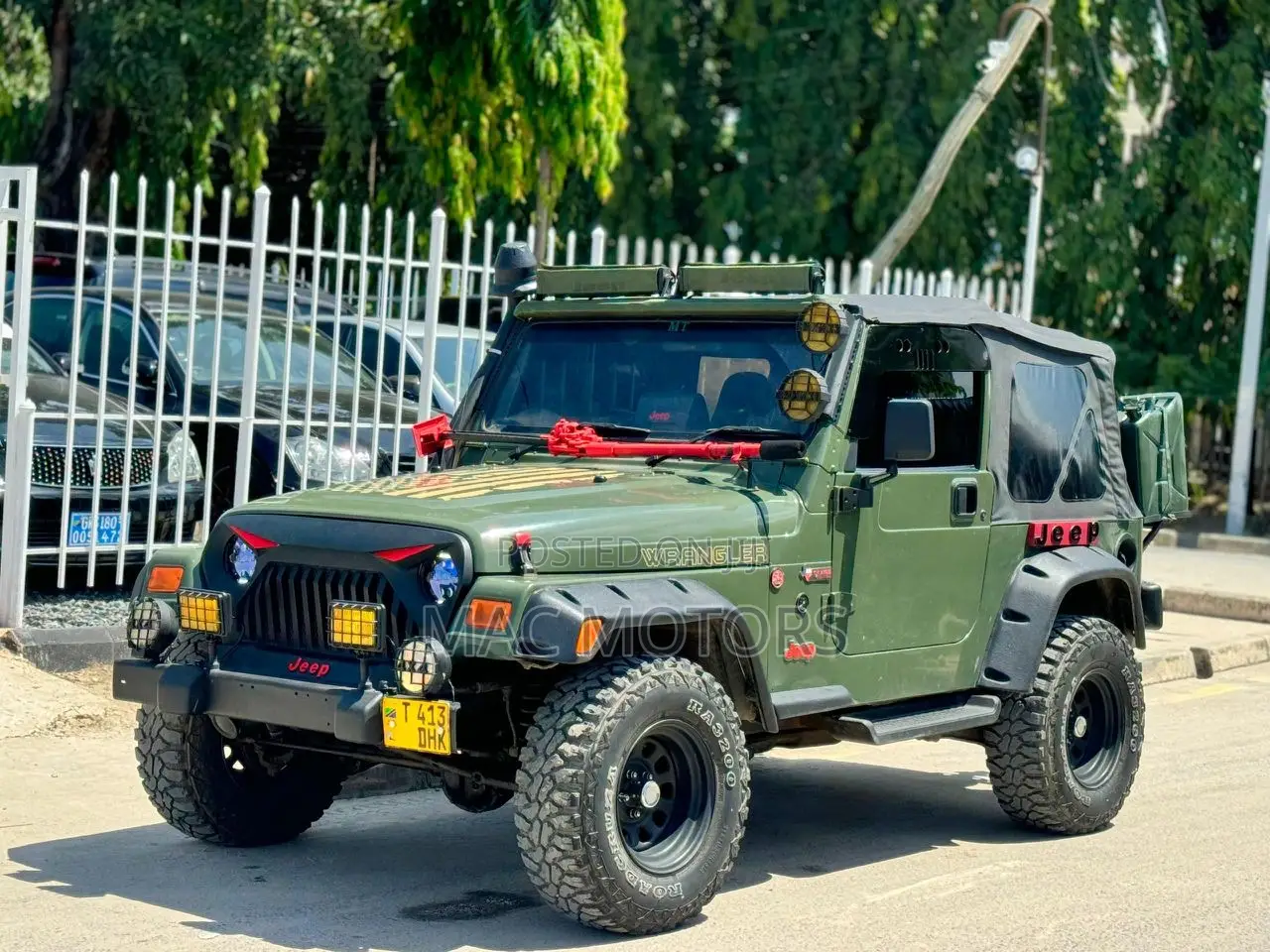 Jeep Wrangler Rubicon 2002 Green
