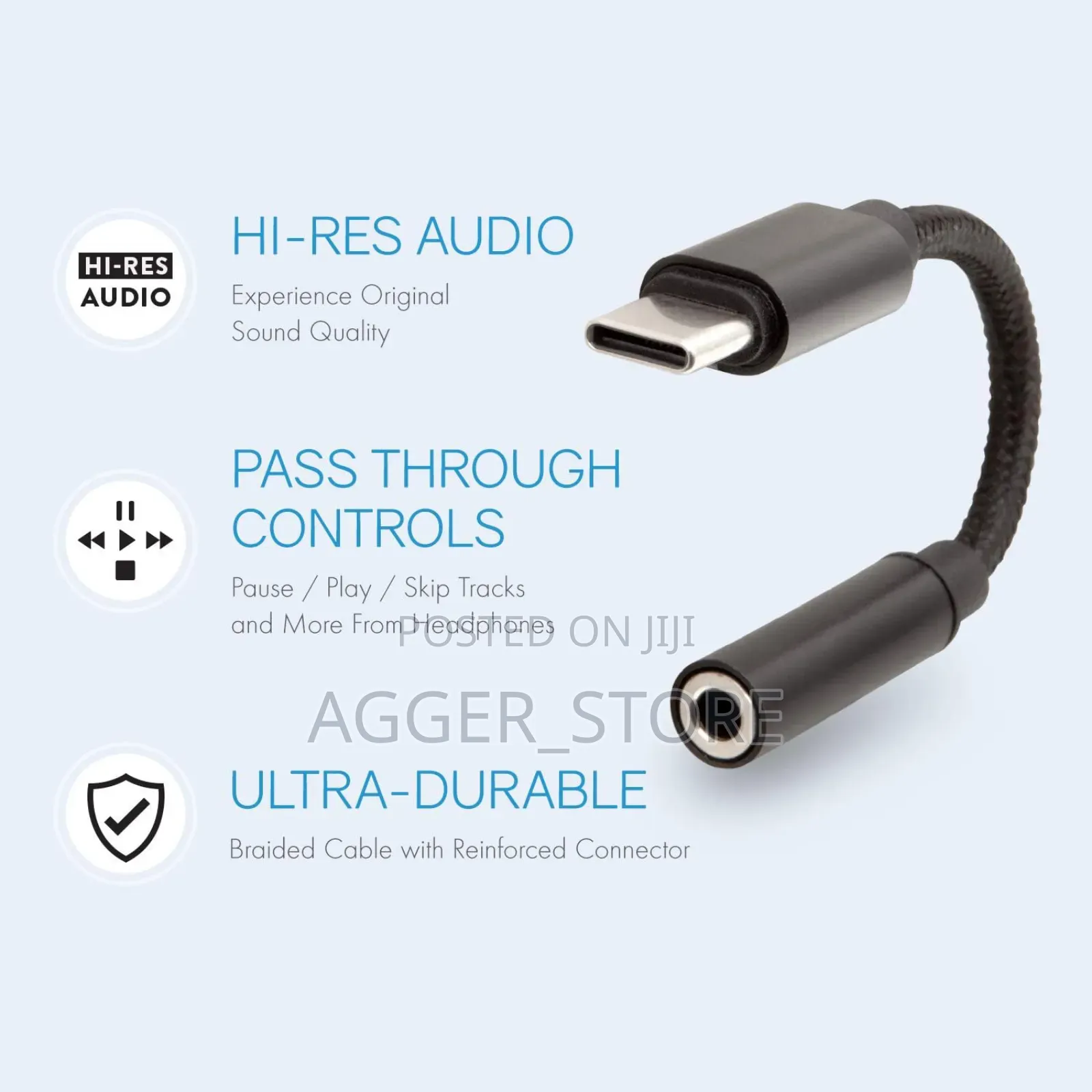 Type C to 3.5 Mm Aux Adapter