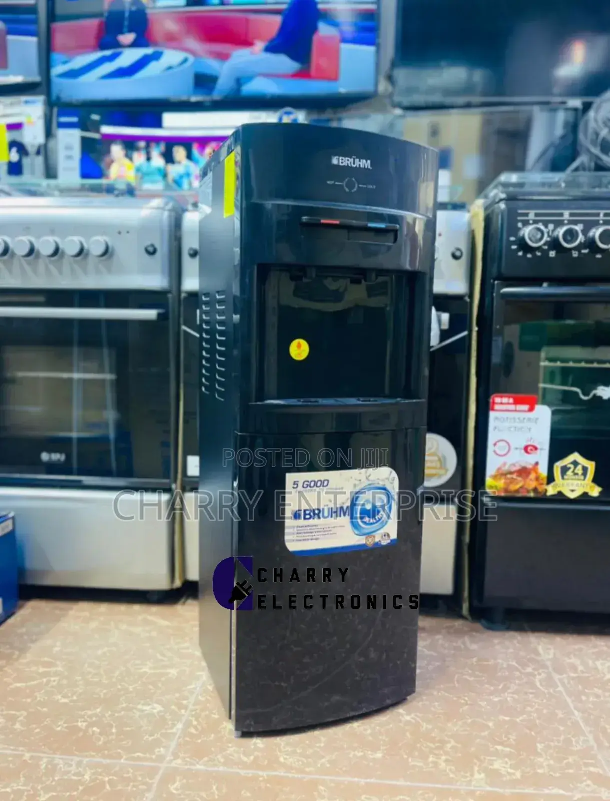 Orignal Bruhm Water Dispenser 2 Taps With Cabinet