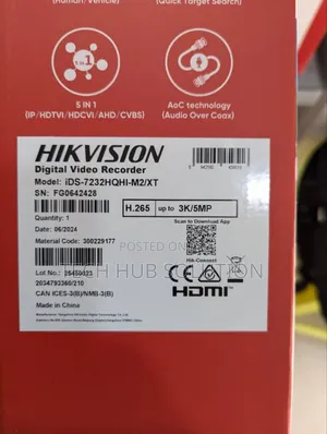 Hik Vision DVR With AI 32 Channel