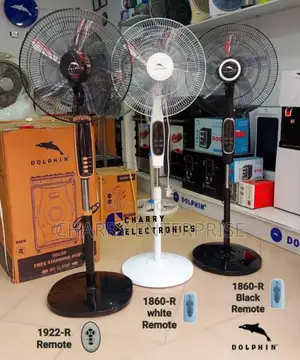 ORIGINAL DOLPHIN STAND Fan 18" With RemoteAnd Heavy BASE