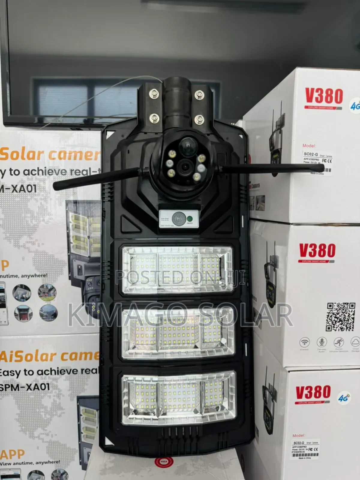 Smart Solar Street Light With CCTV Camera M5