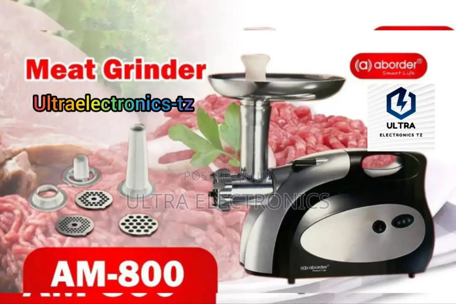 Aborder High Quality Meat Grinder/Mincer With 6 Sizes