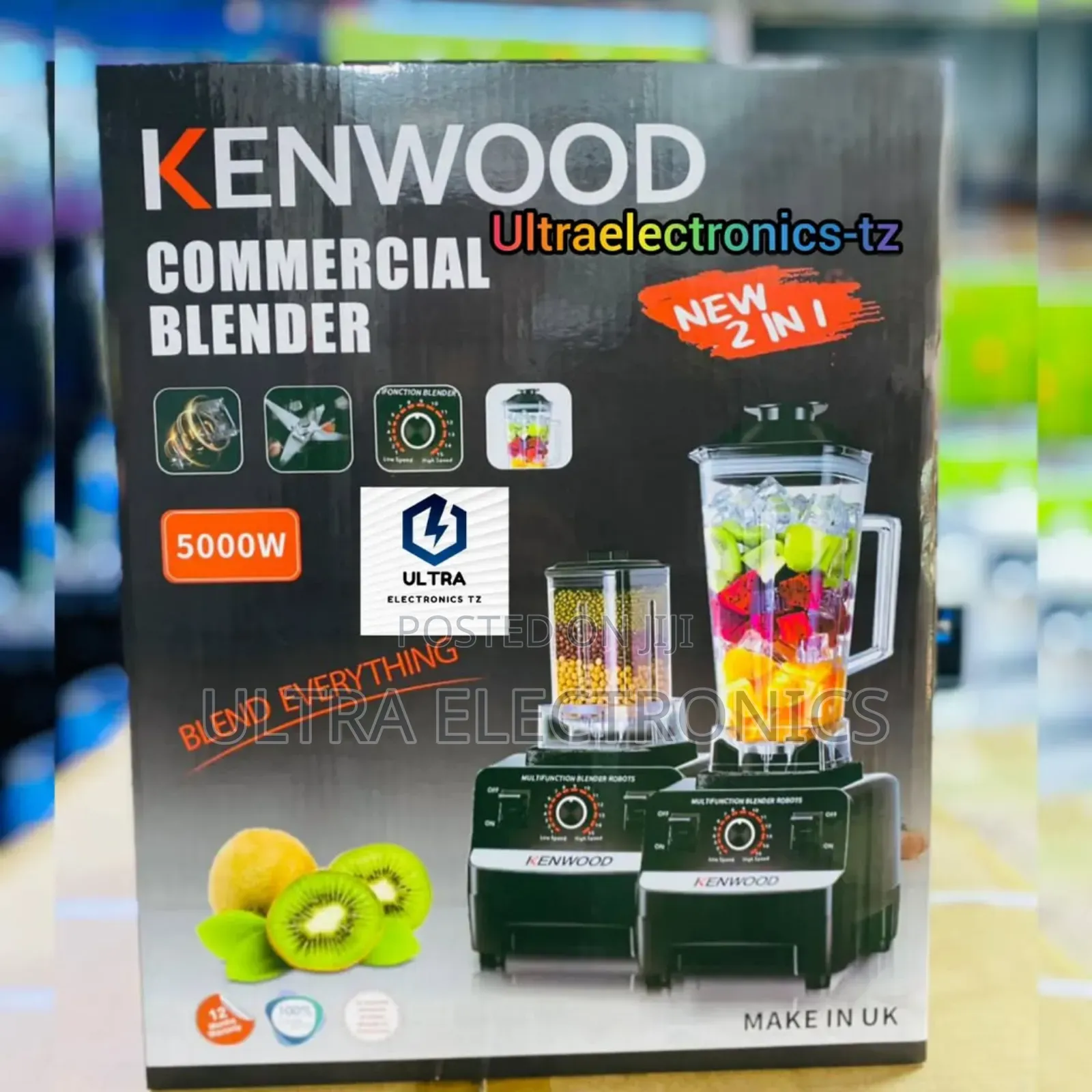 Original KENWOOD Heavy Duty Commercial Blender With 5000W