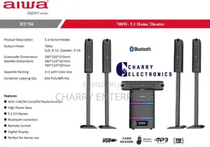 *Aiwa Wireless Home Theater Ht750 Original From Japan 700w