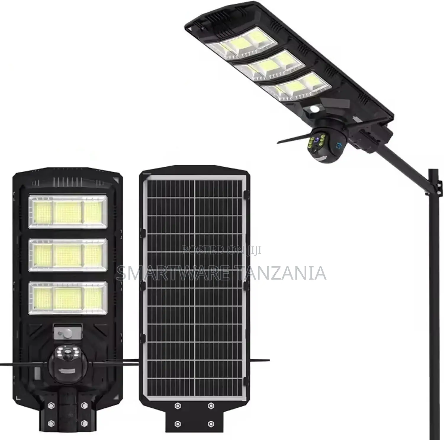 Solar Street Light Outdoor With 3MP Camera All In One Radar