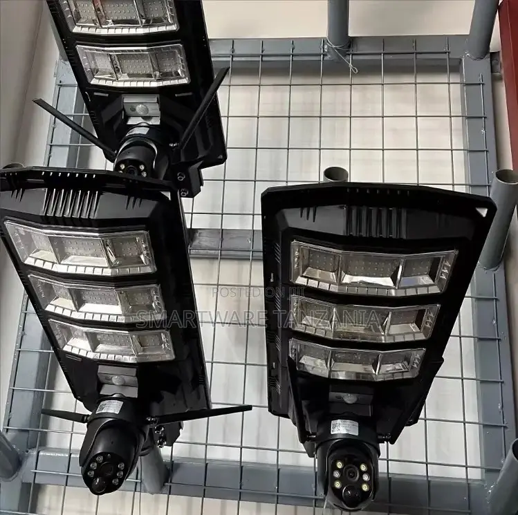 2 IN 1 Solar Street Light With Solar CCTV Camera 3MP