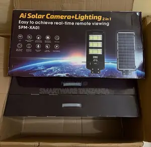 LED Solar Street Lights Outdoor With Waterproof CCTV Camera