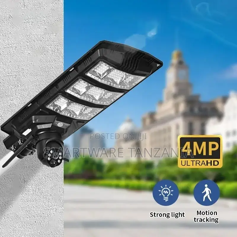 Ai Solar Camera Street Light- Aluminum Body Wall Light
