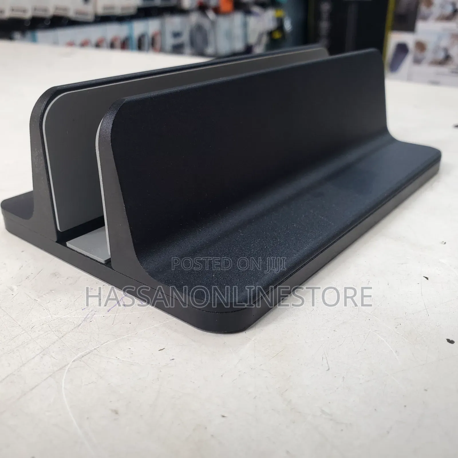 Adjustable Vertical Laptop Tablet Stand Bookshelf 1 Slot