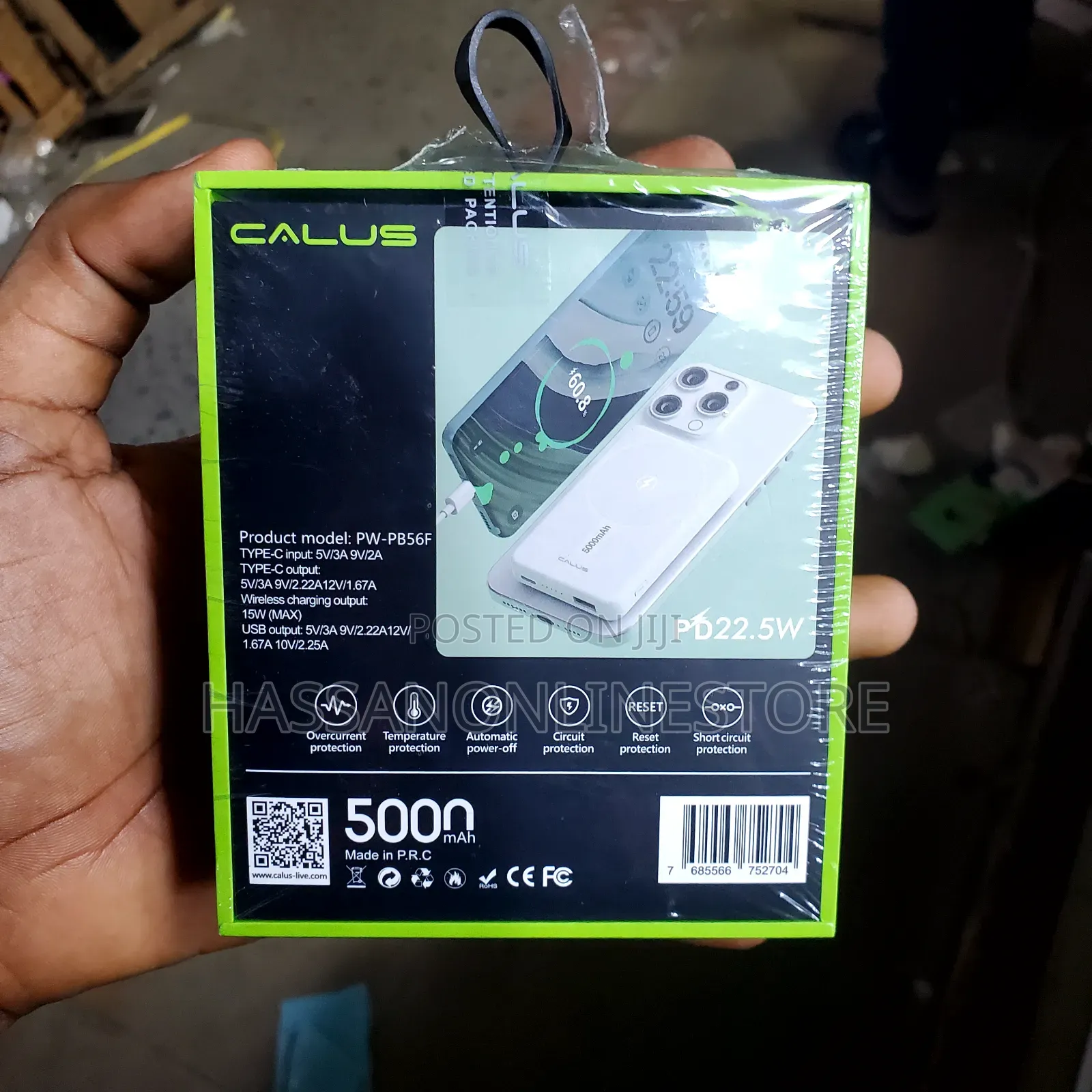Calus PW - PB56 F Wireless Powerbank 5000mah