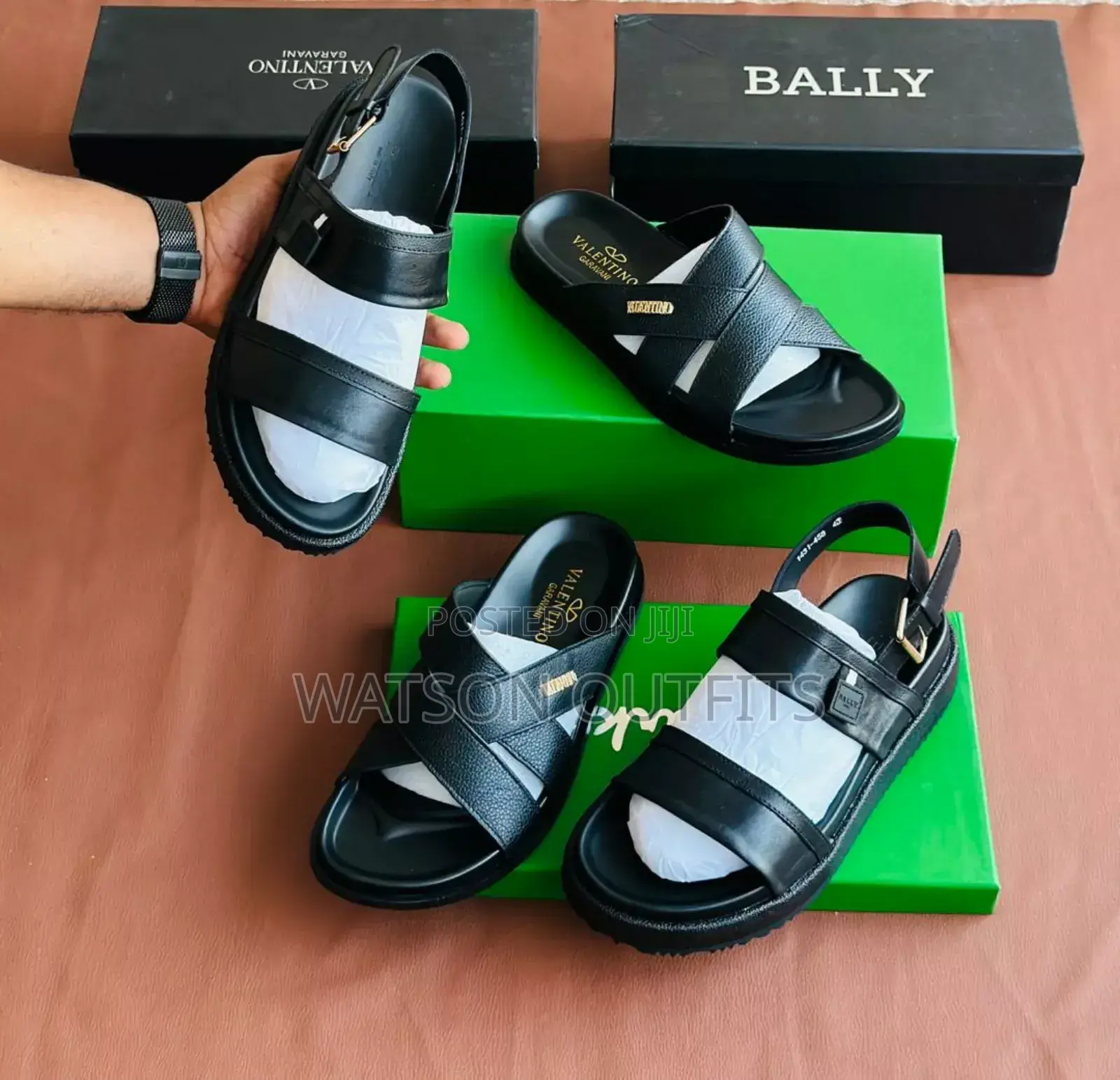 Valentino Bally Men Sandals New Original