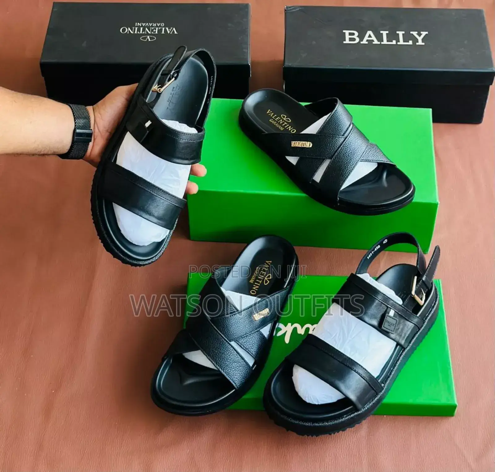 Valentino Bally Men Sandals New Original