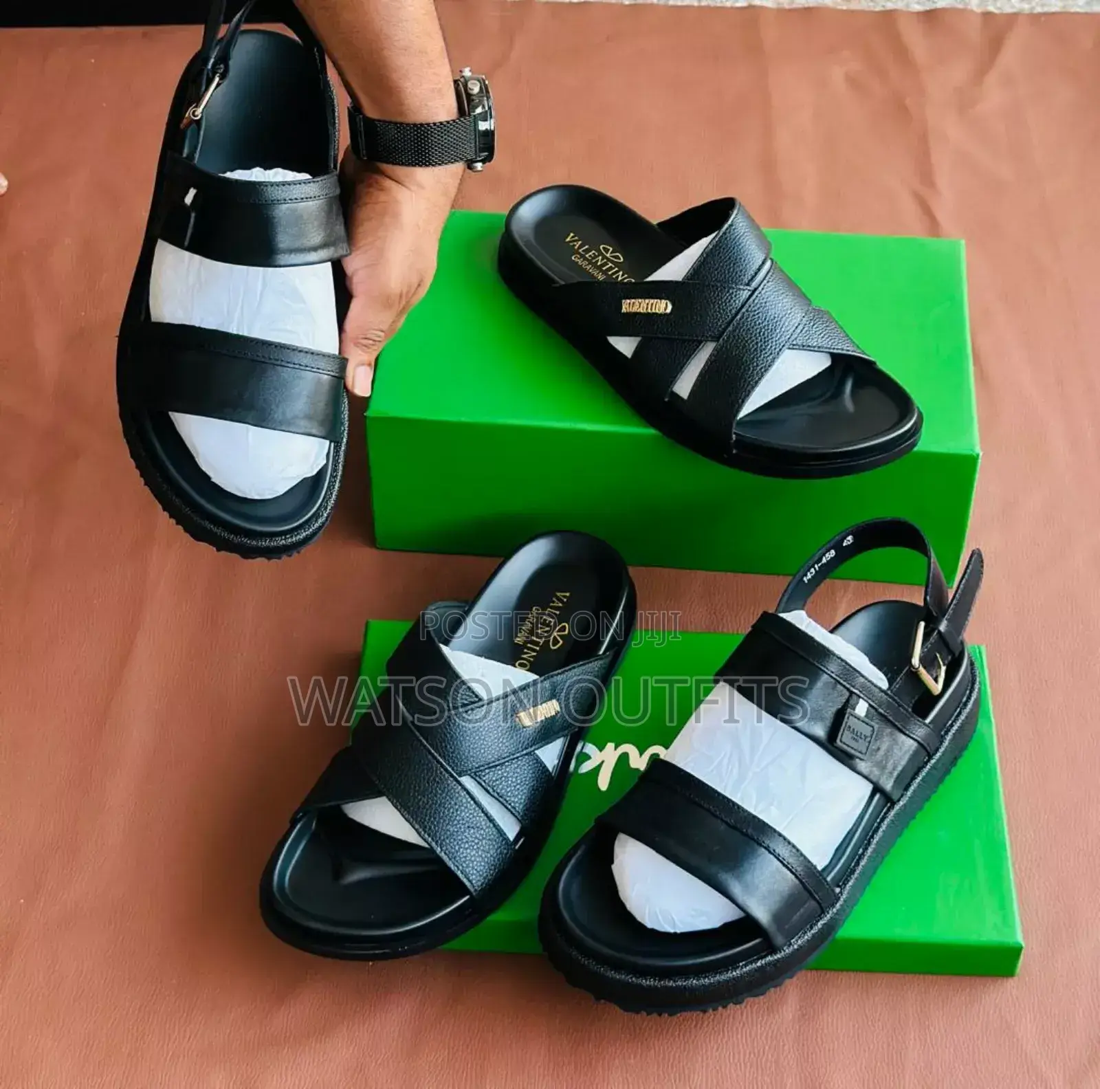 Valentino Bally Men Sandals New Original