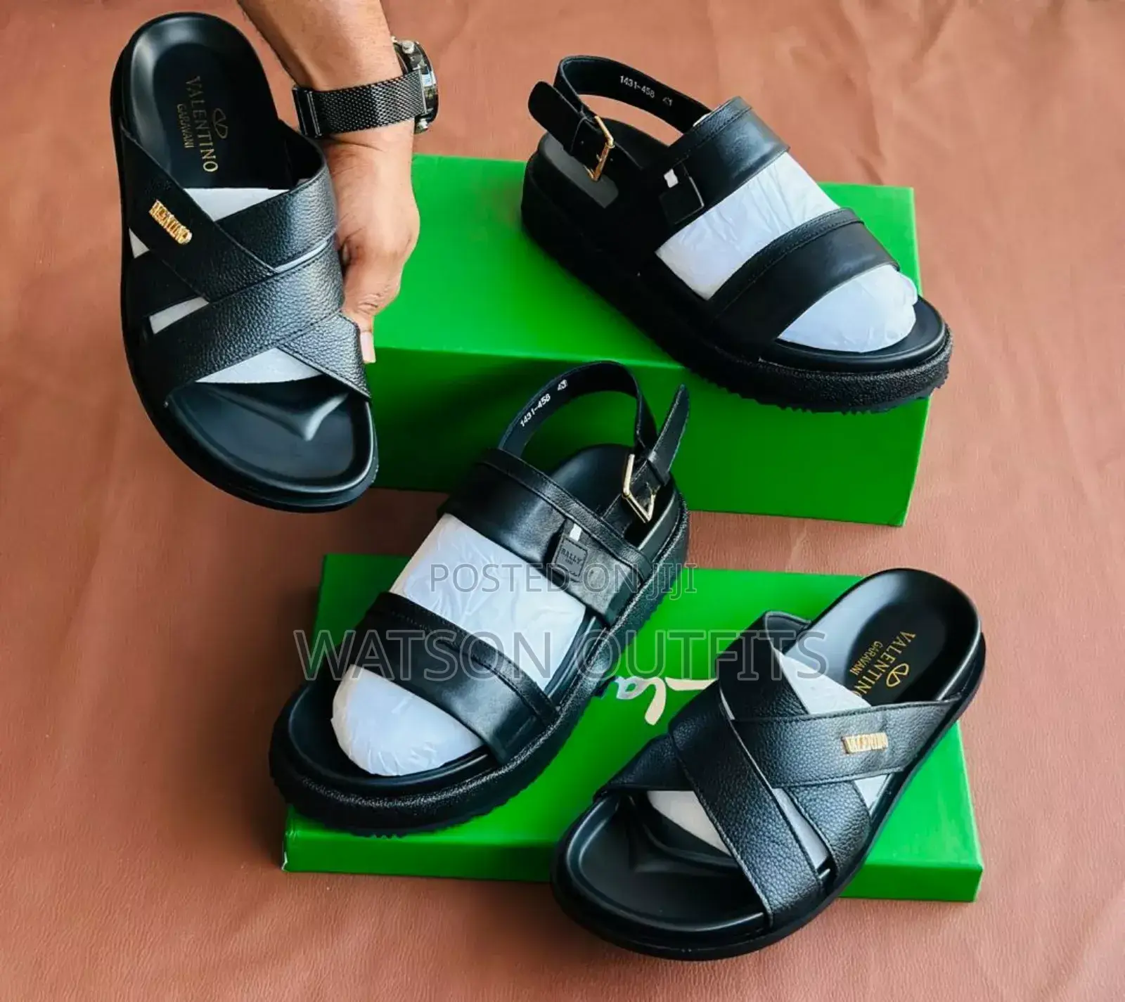 Valentino Bally Men Sandals New Original