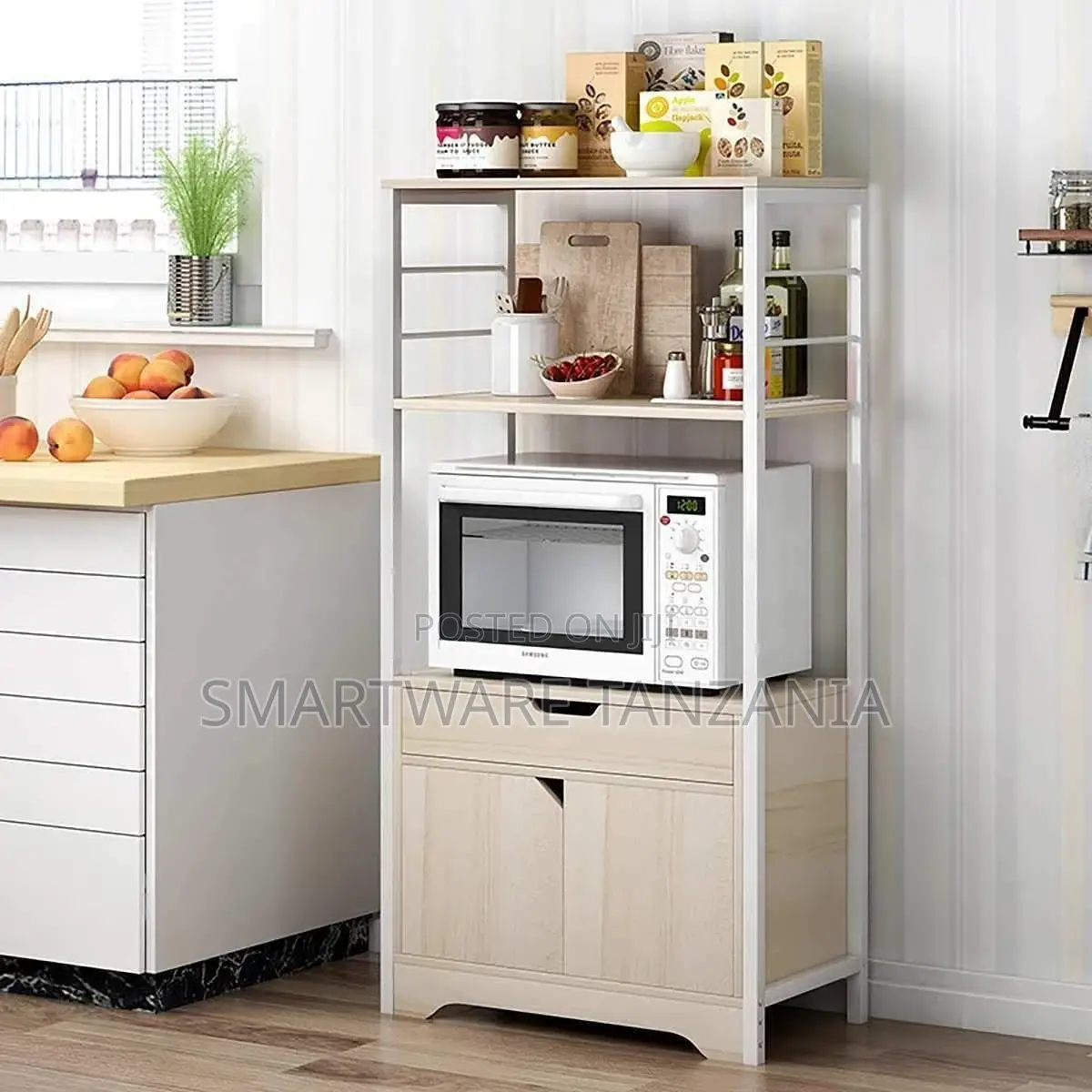 Kitchen Baker's Rack, Microwave Oven Stand Utility Shelf